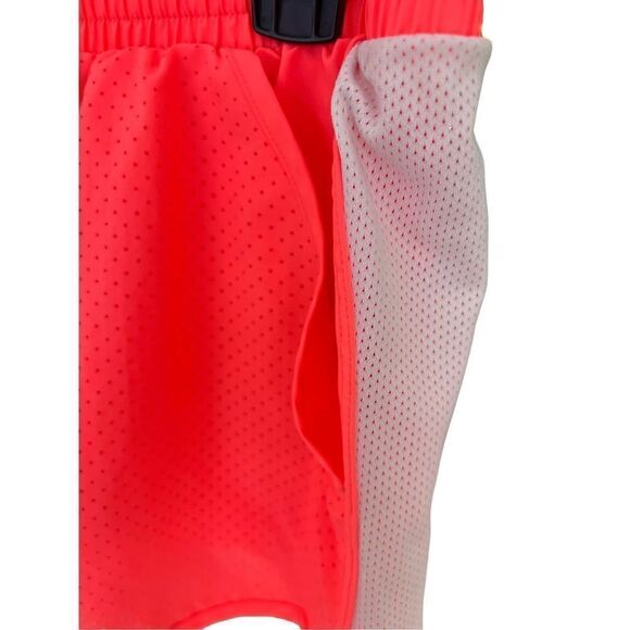 Under Armour Women’s Running Shorts Dri-Fit SZ M Color is Florescent Peach for S - Picture 7 of 11